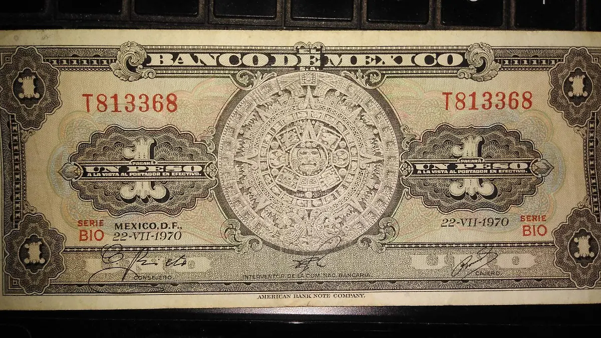 Billete 1 peso